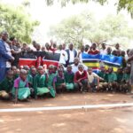 Tharaka University proudly donated a flagpost, National and EAC flags to Irunduni Primary and Junior Secondary School